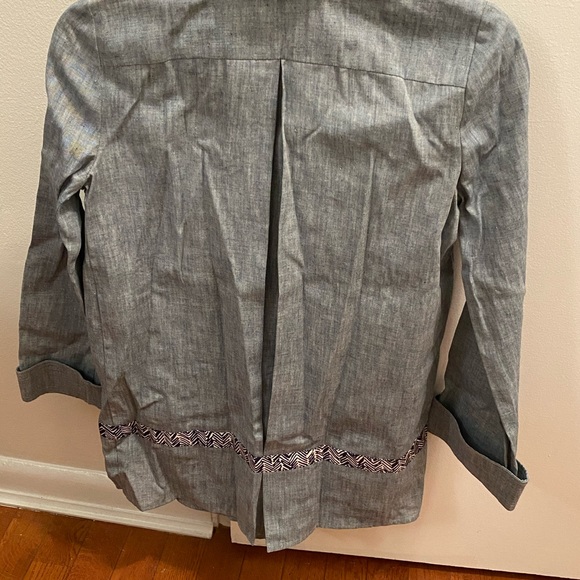 Balenciaga Paris Blue blouse size 36 - Picture 4 of 4